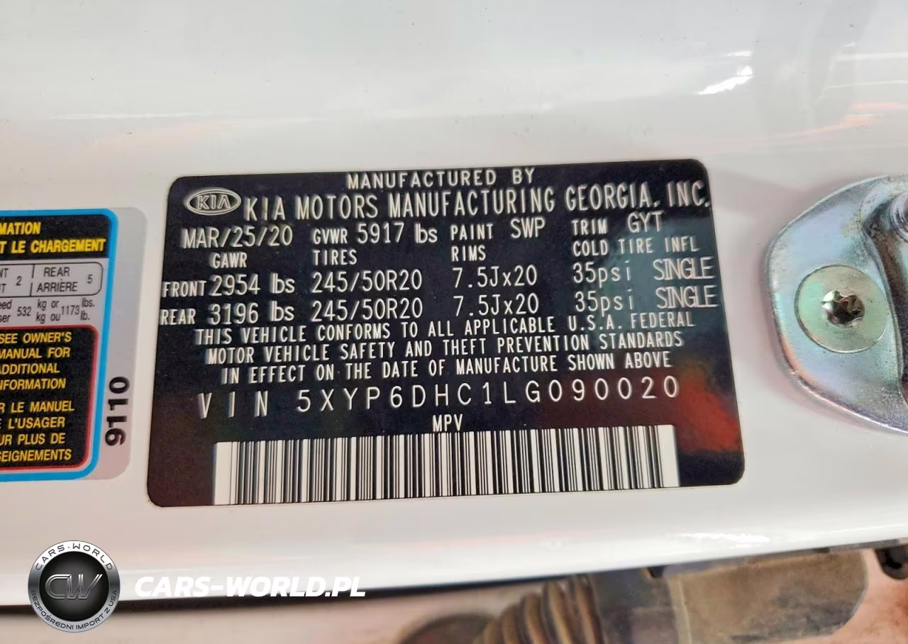 2020 Kia Telluride S VIN:5XYP6DHC1LG090020 - 13