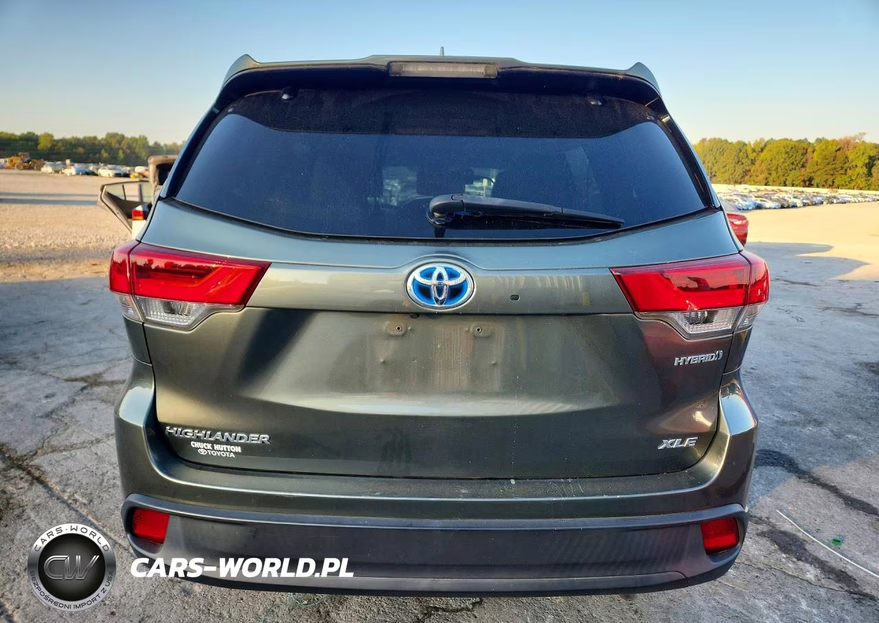 2019 Toyota Highlander Hybrid Xle VIN:5TDJGRFH2KS055339 - 6