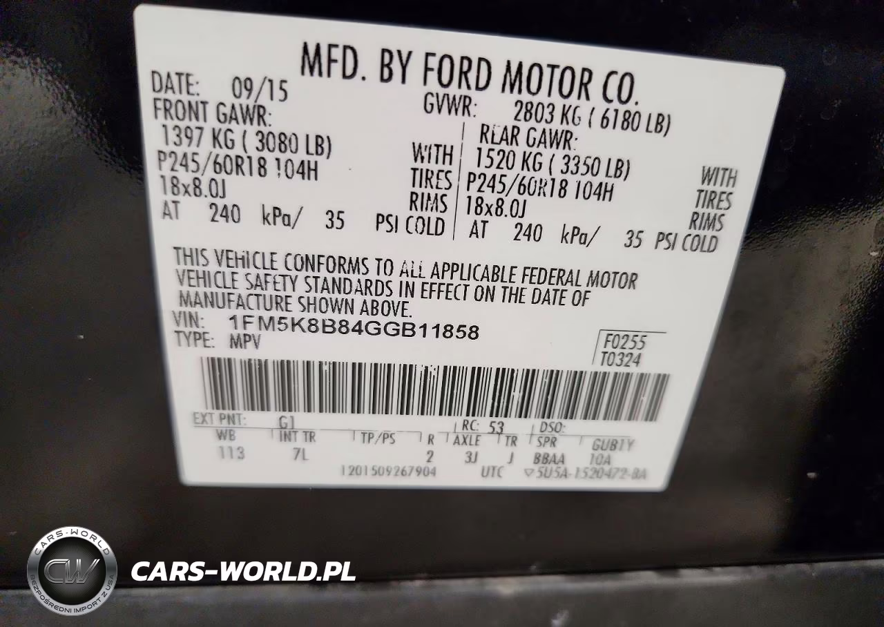 2016 Ford Explorer VIN:1FM5K8B84GGB11858 - 13
