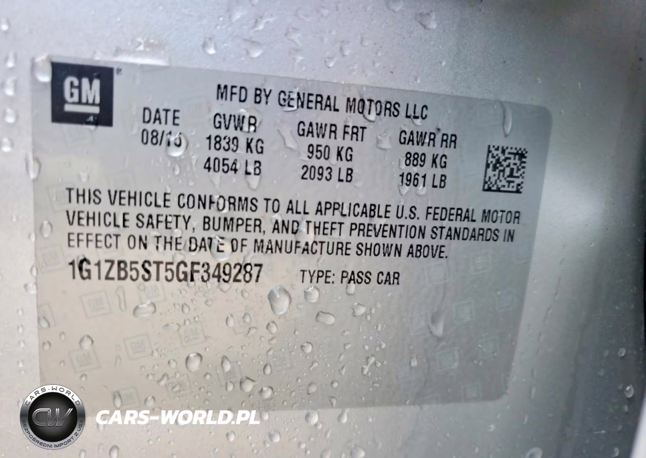 2016 Chevrolet Malibu Ls VIN:1G1ZB5ST5GF349287 - 12