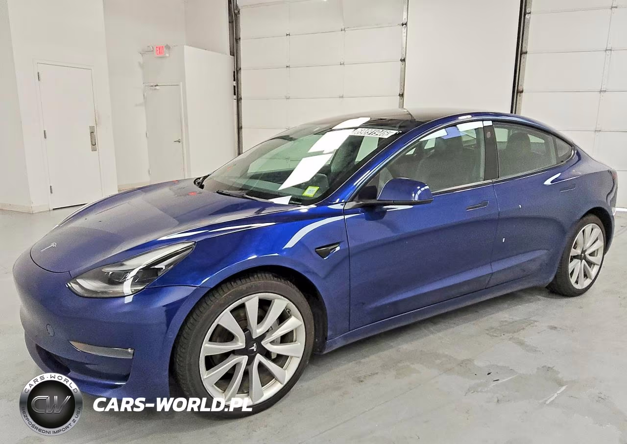 2022 Tesla Model 3 VIN:5YJ3E1EA6NF189669 - 1