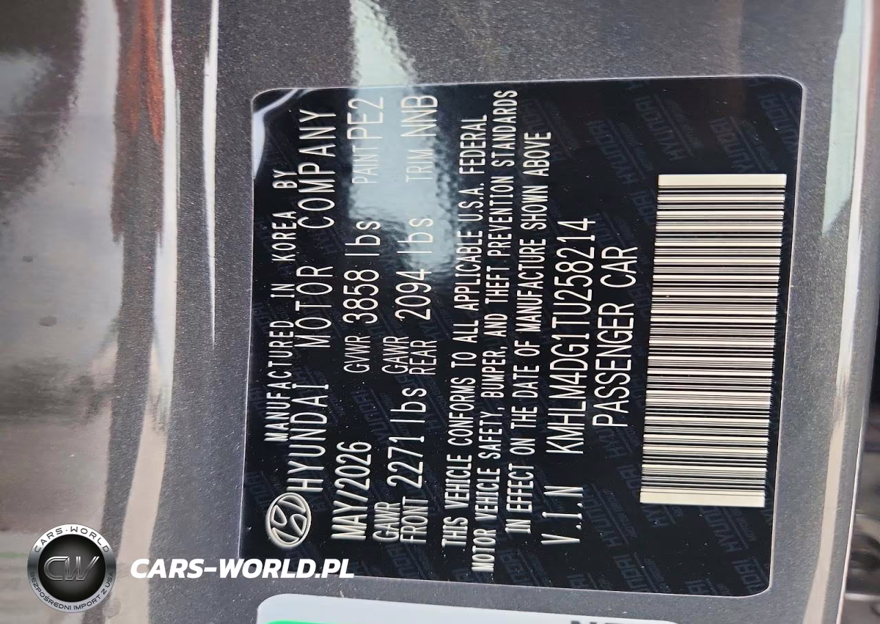 2026 Hyundai Elantra Sel Sport VIN:KMHLM4DG1TU258214 - 13
