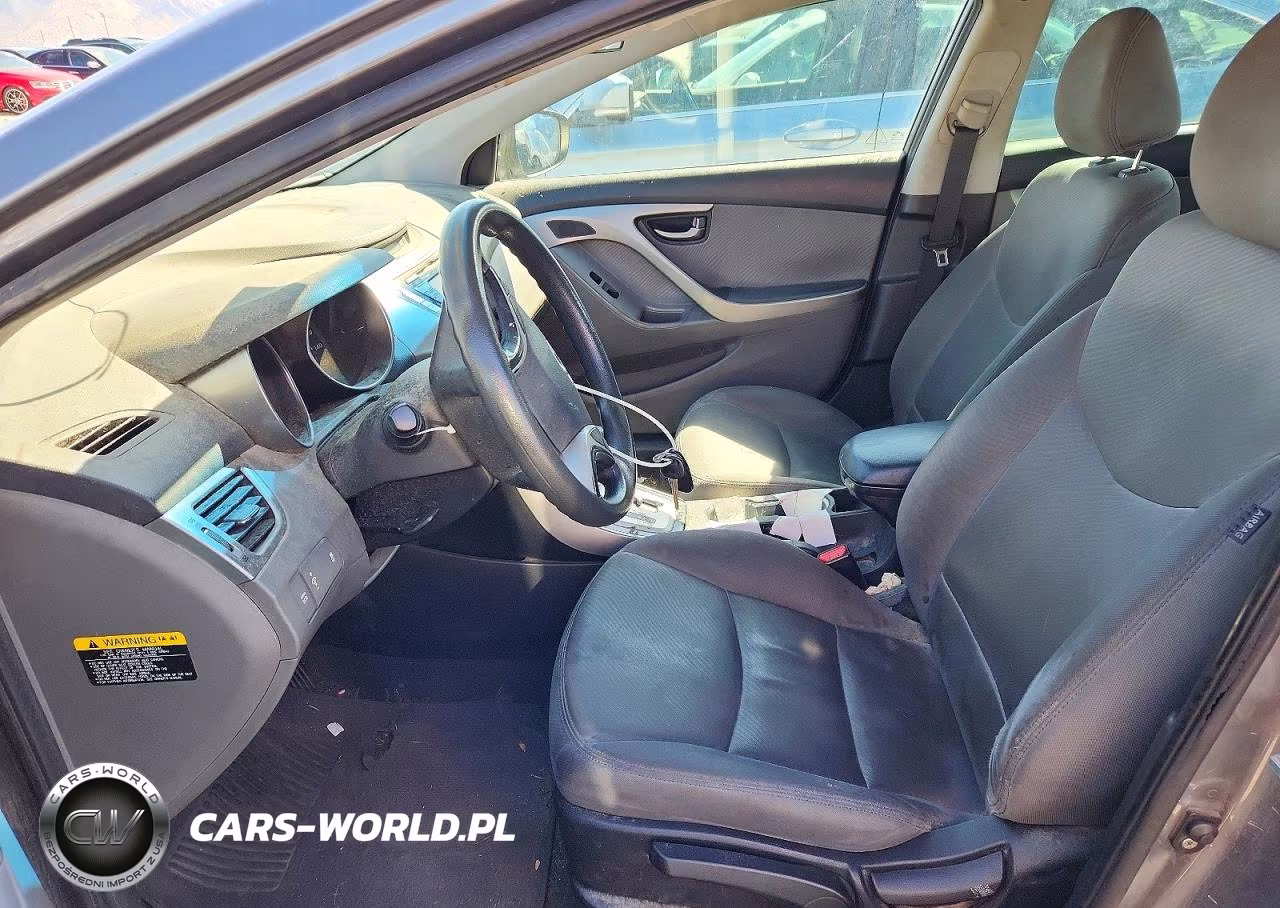 2012 Hyundai Elantra Gls VIN:5NPDH4AE4CH091390 - 7