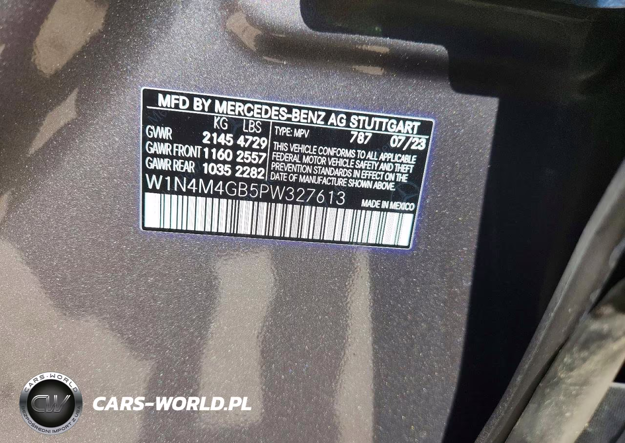 2023 Mercedes-Benz Glb 250 VIN:W1N4M4GB5PW327613 - 13