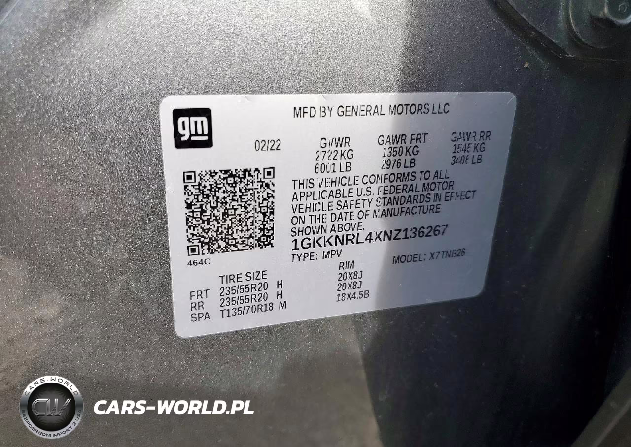 2022 GMC Acadia Sle VIN:1GKKNRL4XNZ136267 - 13