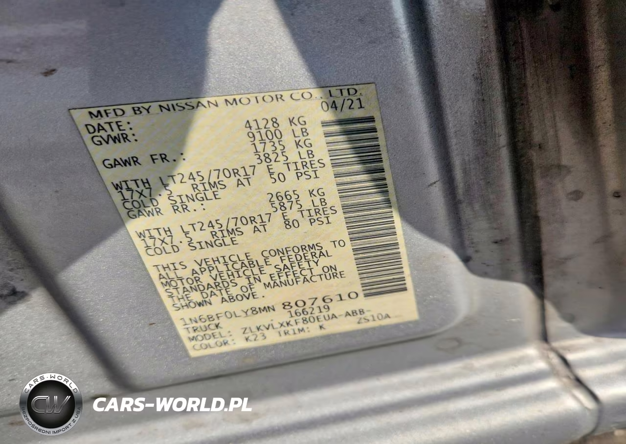 2021 P006 Medium Duty-Box Trucks VIN:1N6BF0LY8MN807610 - 13