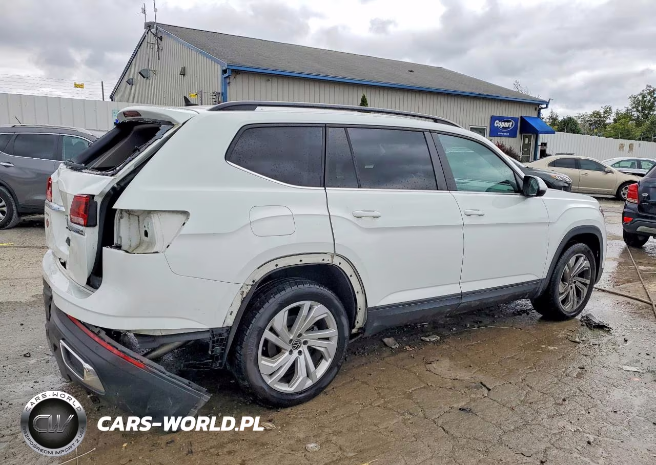 2021 Volkswagen Atlas Se VIN:1V2WR2CA9MC519910 - 3
