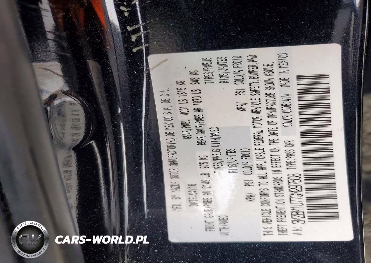 2016 Mazda 3 I Sport Automatic Sport VIN:3MZBM1U77GM297508 - 12