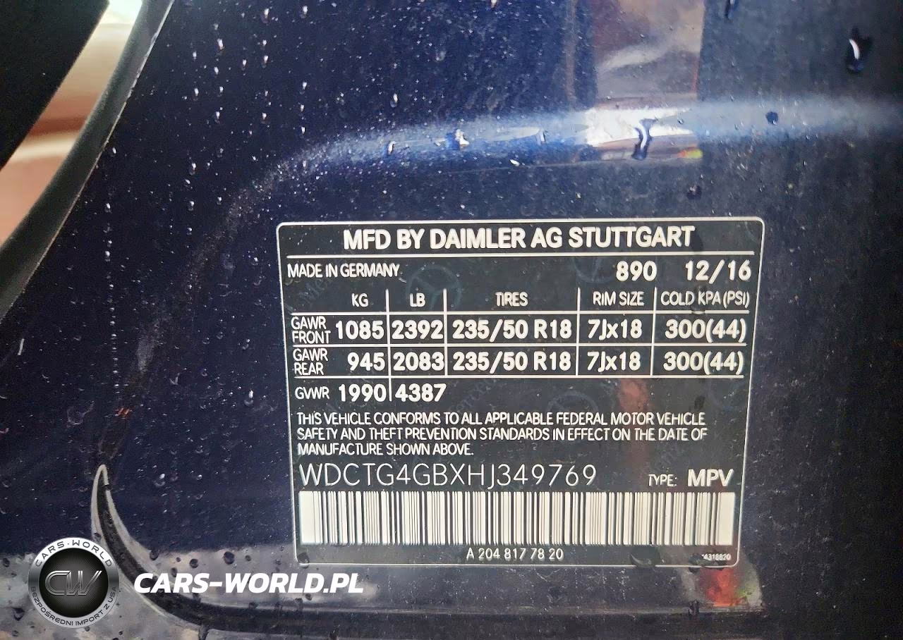 2017 Mercedes-Benz Gla 250 4Matic VIN:WDCTG4GBXHJ349769 - 13