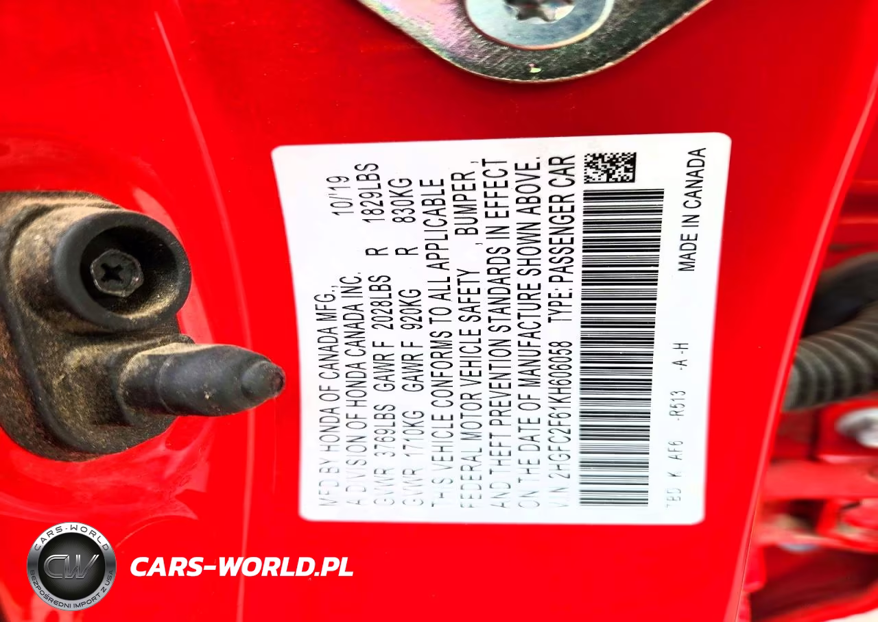 2019 Honda Civic Lx VIN:2HGFC2F61KH606058 - 13