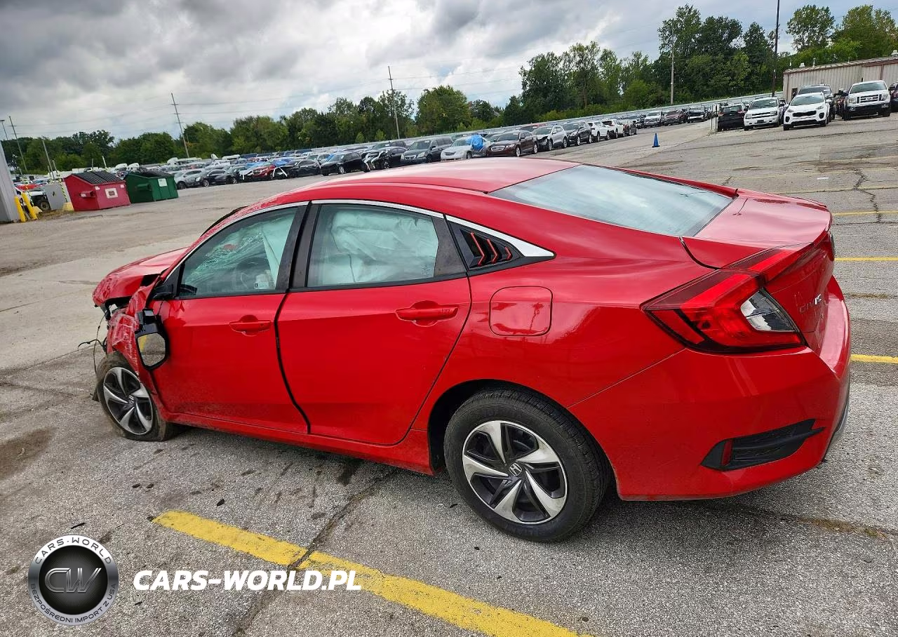 2019 Honda Civic Lx VIN:2HGFC2F61KH606058 - 2