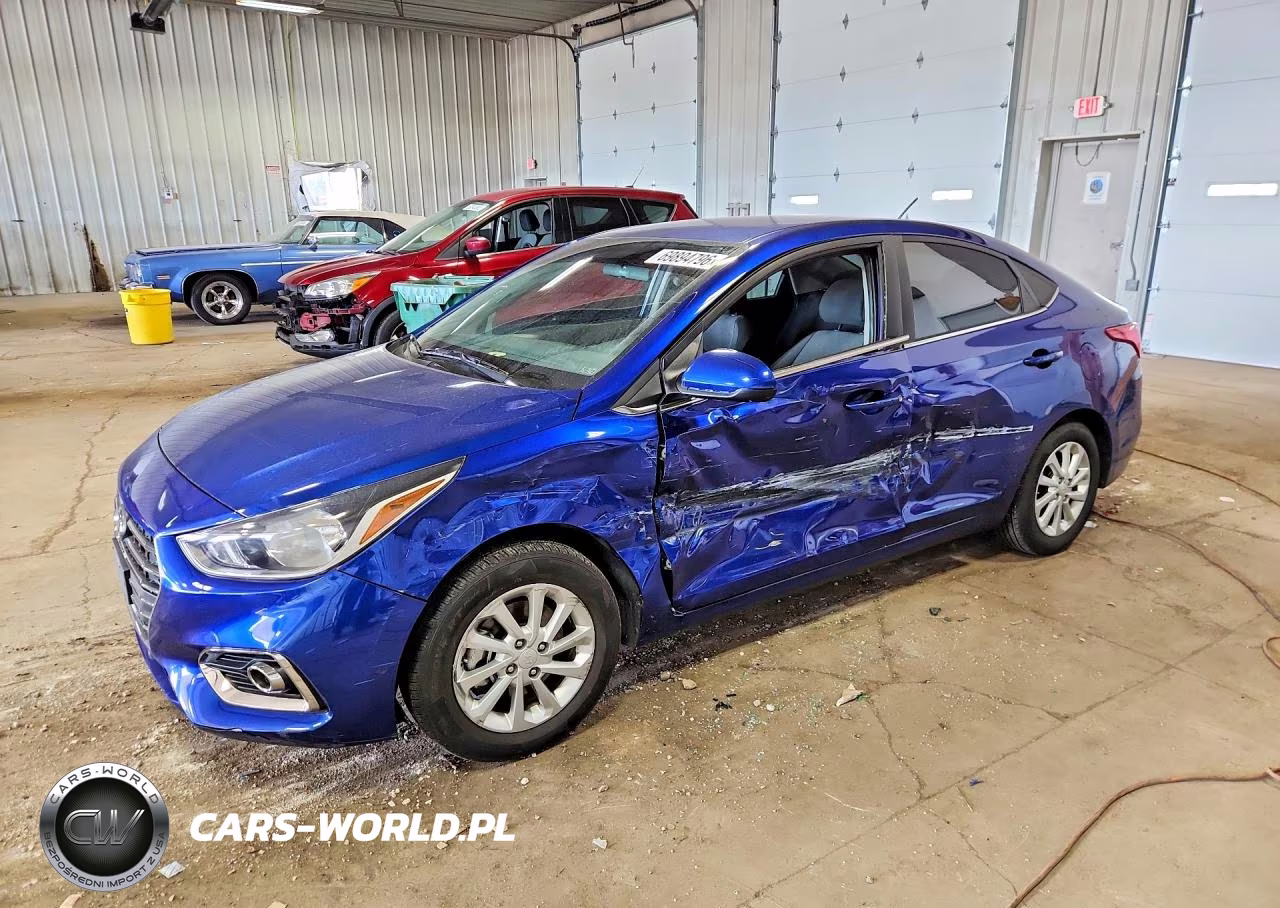 2021 Hyundai Accent Sel VIN:3KPC24A66ME152928 - 1