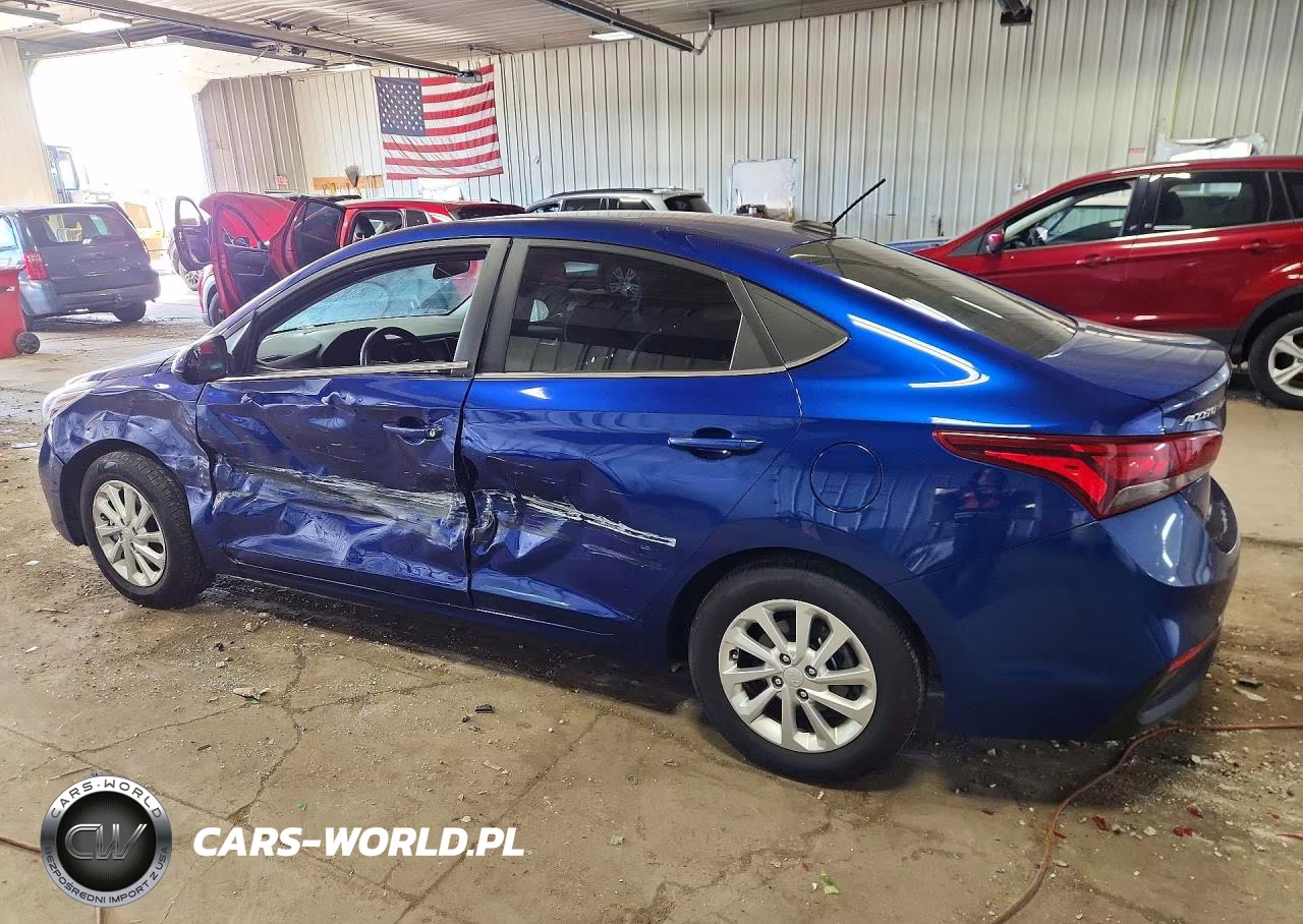 2021 Hyundai Accent Sel VIN:3KPC24A66ME152928 - 2