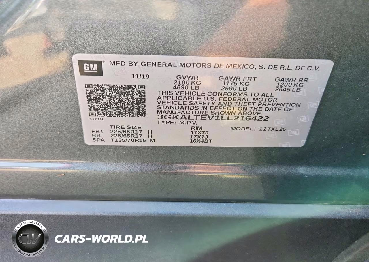 2020 GMC Terrain Sle VIN:3GKALTEV1LL216422 - 12
