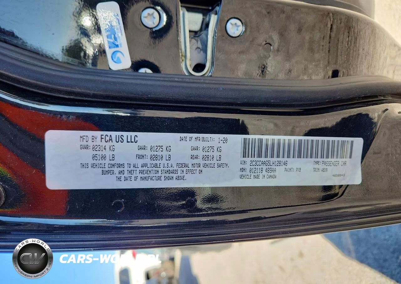 2020 Chrysler 300 Touring VIN:2C3CCAAG5LH128146 - 13