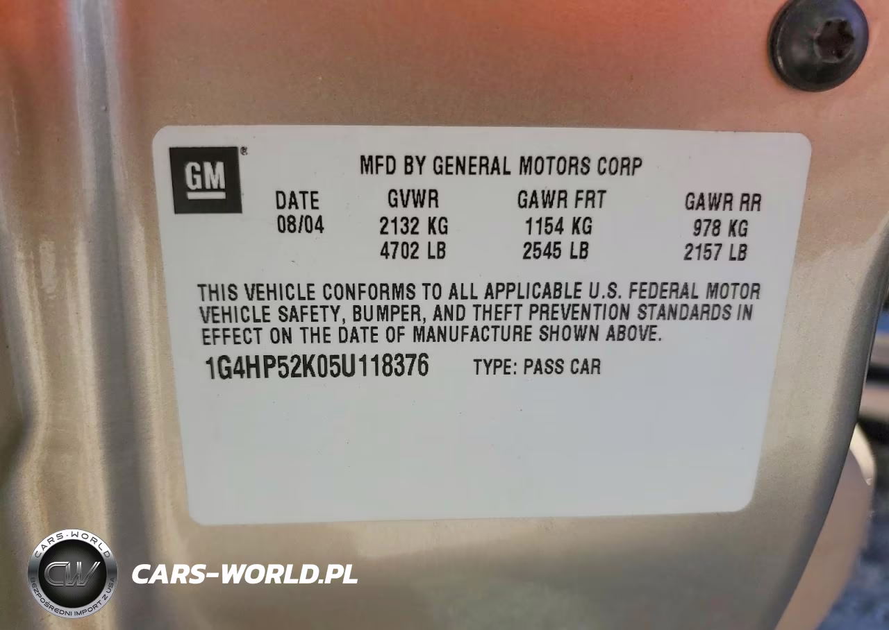 2005 Buick Lesabre Custom VIN:1G4HP52K05U118376 - 12