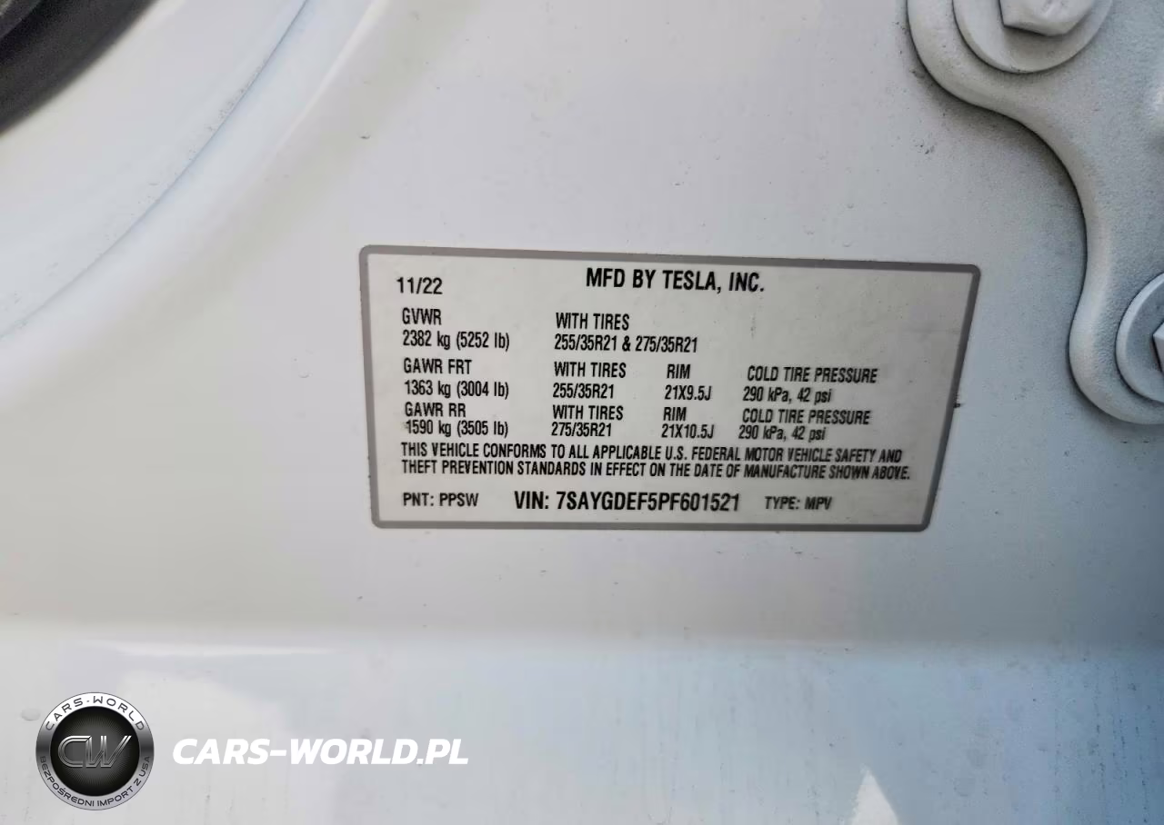 2023 Tesla Model Y VIN:7SAYGDEF5PF601521 - 12