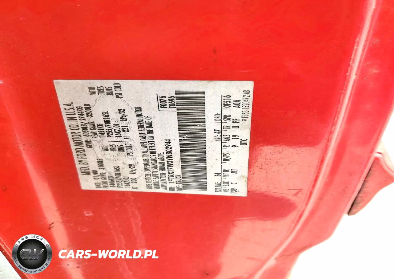 2000 Ford F150 VIN:1FTRX17W3YNB02944 - 12