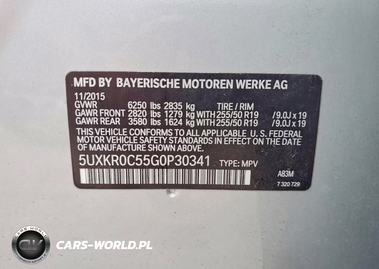 2016 BMW X5 xDrive35I VIN:5UXKR0C55G0P30341 - 13