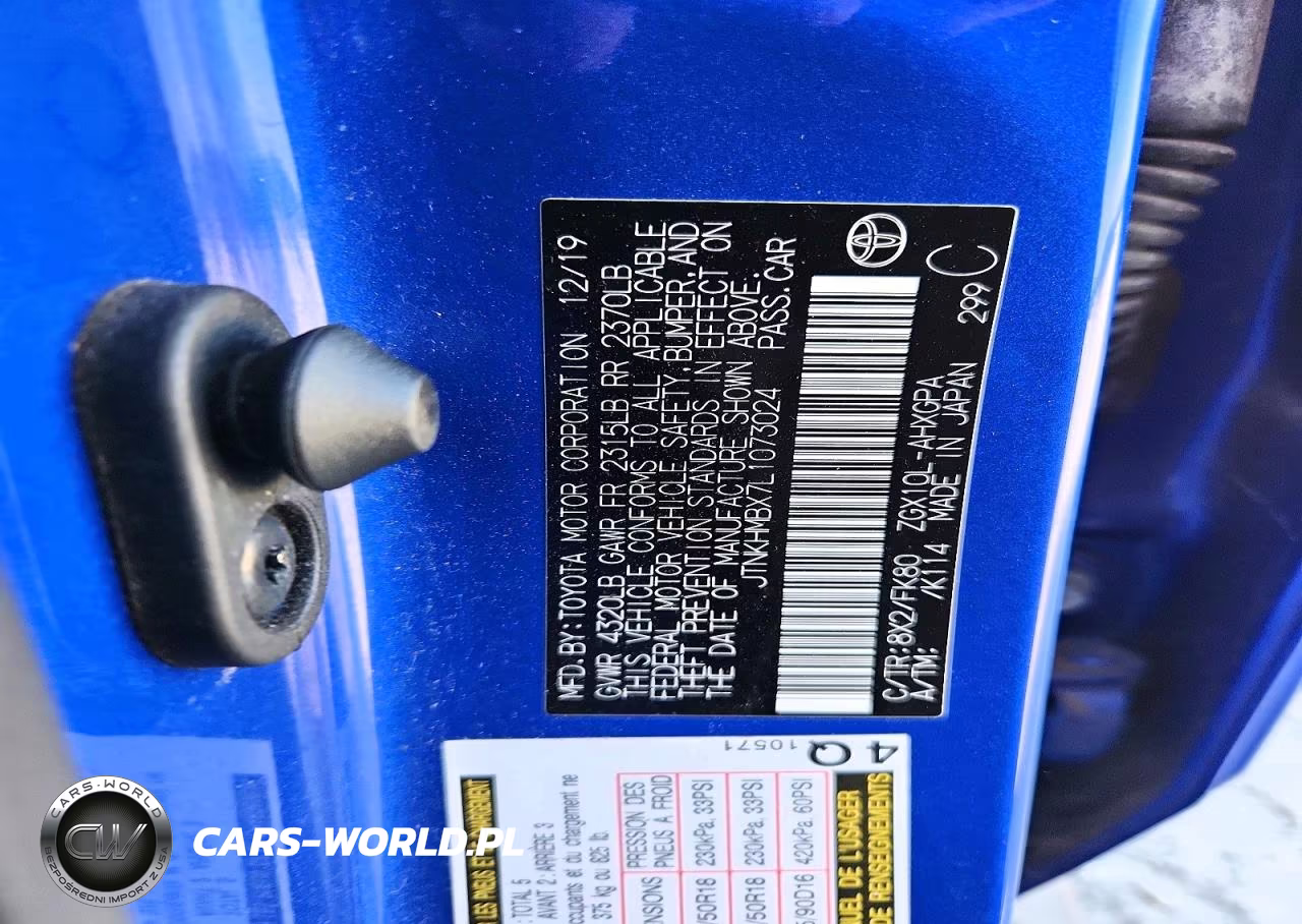 2020 Toyota C-Hr Xle VIN:JTNKHMBX7L1073024 - 12