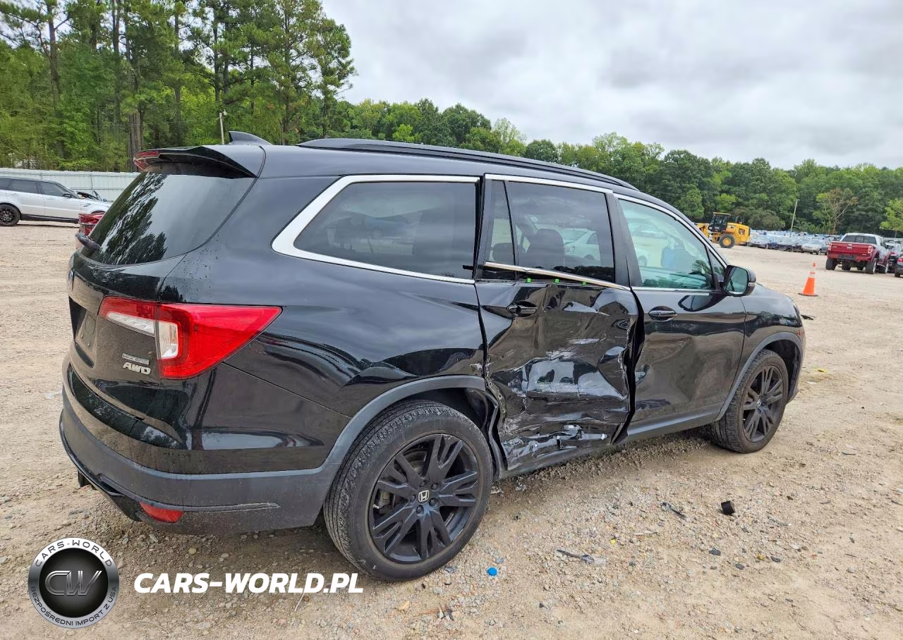 2022 Honda Pilot Se VIN:5FNYF6H23NB062513 - 3