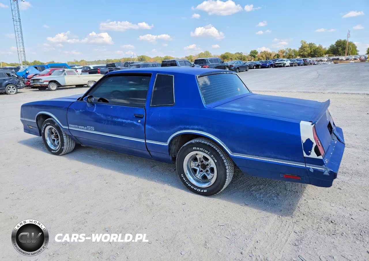 1985 Chevrolet Monte Carlo VIN:1G1GZ37G8FR101020 - 2