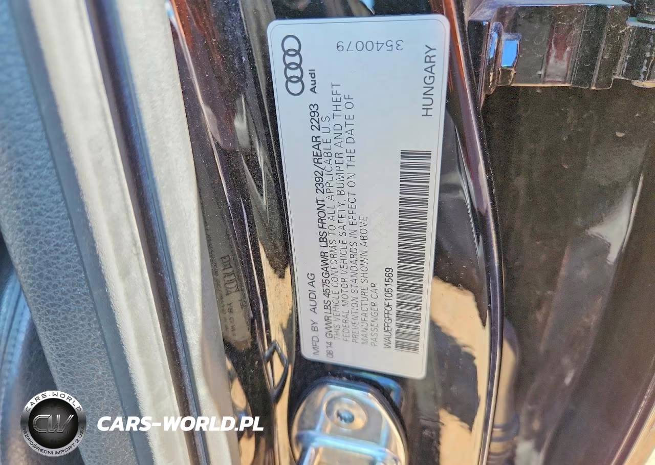 2015 Audi A3 Premium Plus VIN:WAUEFGFF0F1051569 - 12