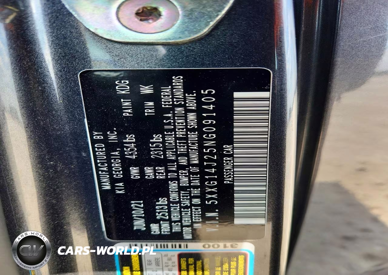 2022 Kia K5 Lxs VIN:5XXG14J25NG091405 - 12