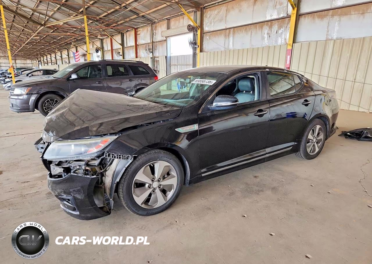 2014 Kia Optima Hybrid VIN:KNAGN4AD9E5068782 - 1