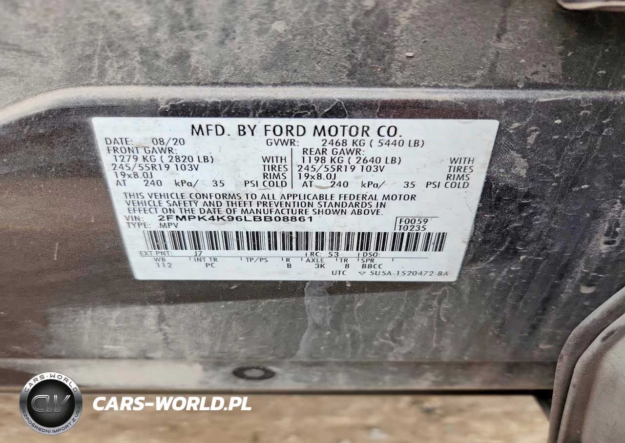 2020 Ford Edge Titanium VIN:2FMPK4K96LBB08861 - 12