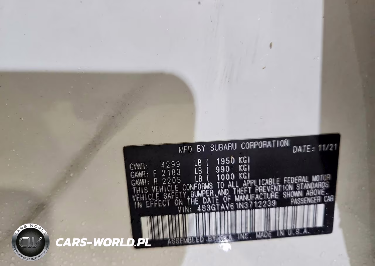 2022 Subaru Impreza Premium VIN:4S3GTAV61N3712239 - 12