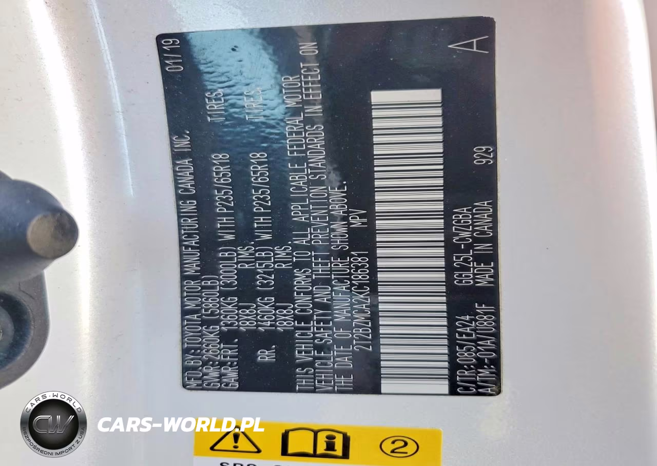 2019 Lexus Rx 350 Base VIN:2T2BZMCA2KC186381 - 12