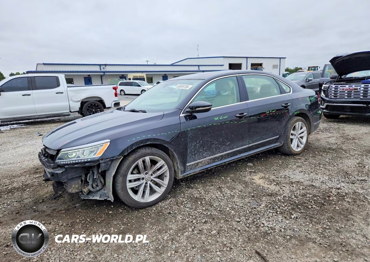 2018 Volkswagen Passat Sel Premium VIN:1VWCA7A38JC019582 - 1