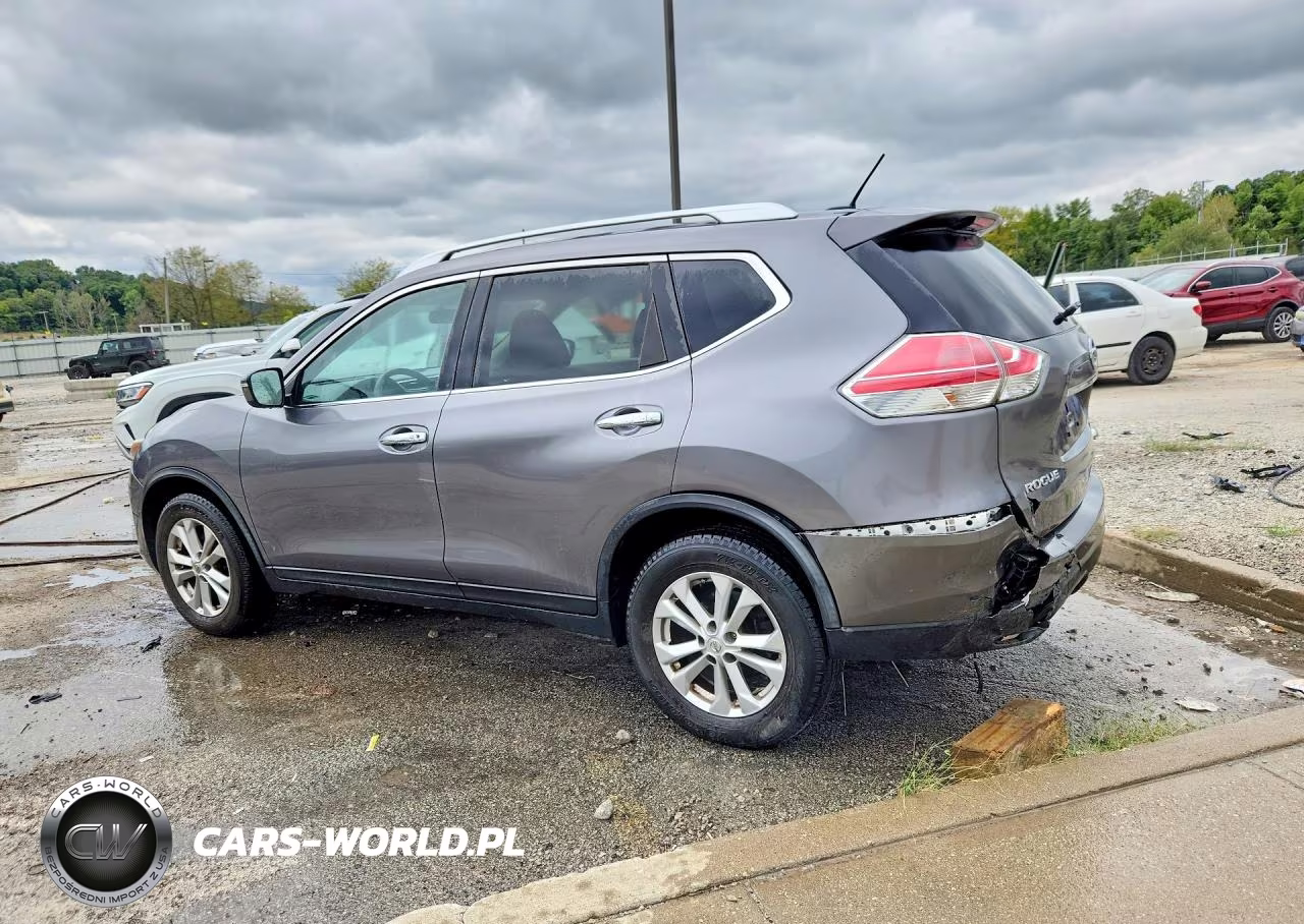 2015 Nissan Rogue Sv VIN:KNMAT2MT1FP530750 - 2