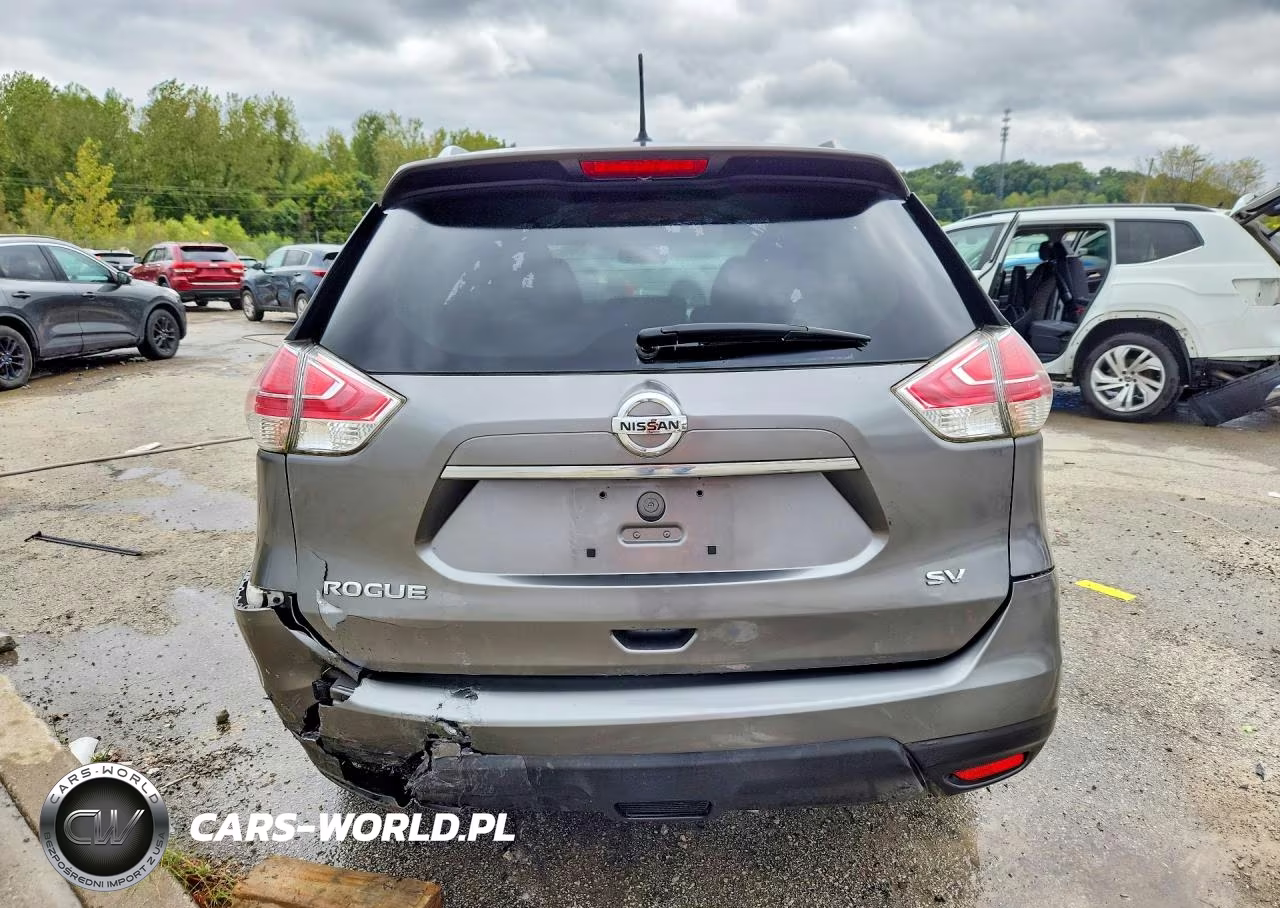 2015 Nissan Rogue Sv VIN:KNMAT2MT1FP530750 - 6
