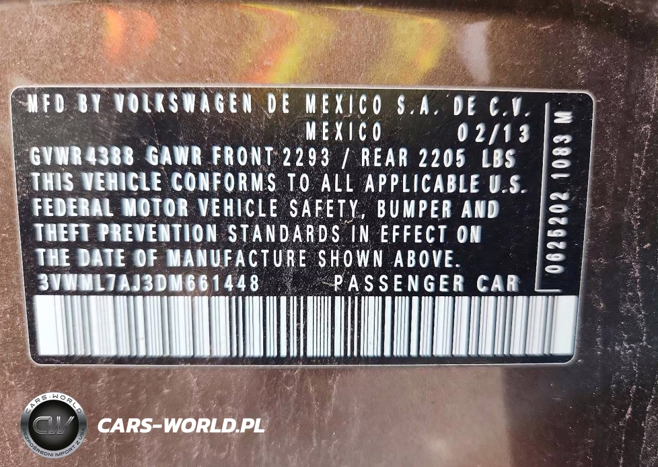 2013 Volkswagen Jetta Tdi VIN:3VWML7AJ3DM661448 - 13
