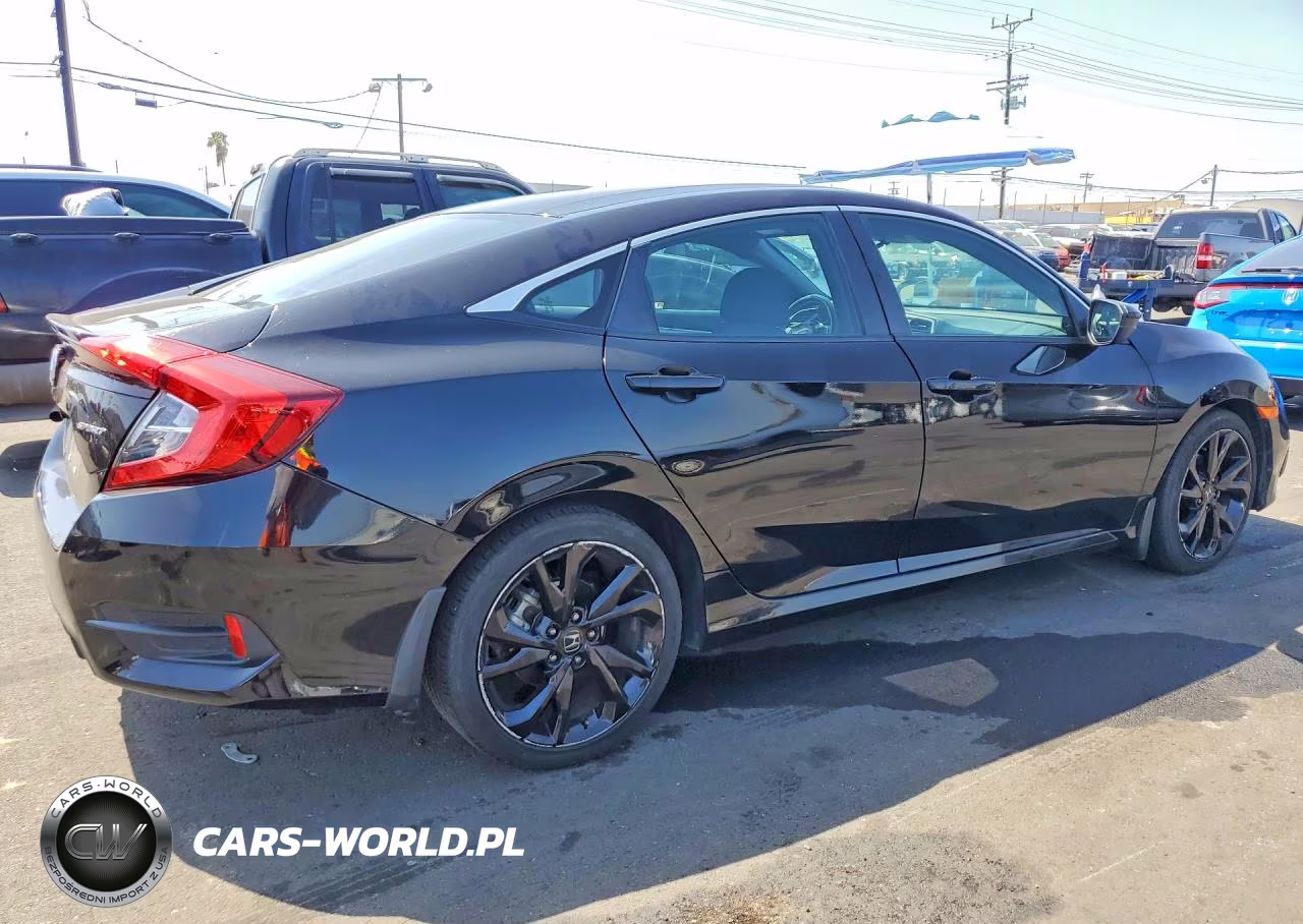 2021 Honda Civic Sport VIN:2HGFC2F80MH548092 - 3