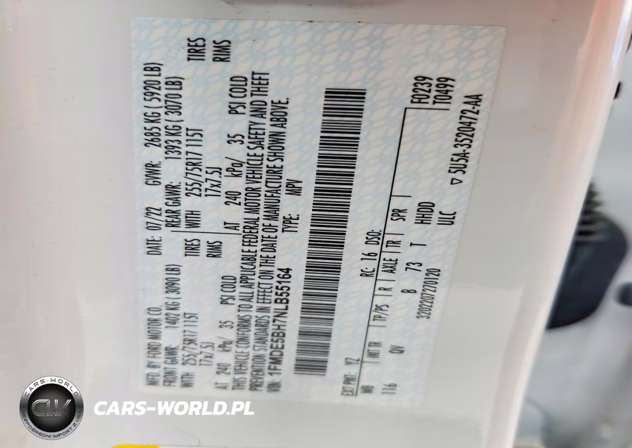 2022 Ford Bronco Base VIN:1FMDE5BH7NLB55164 - 14