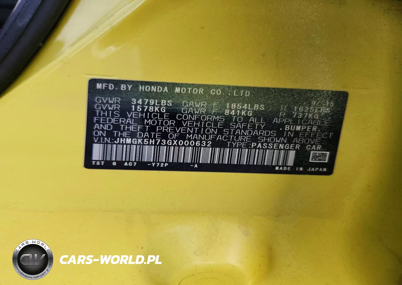 2016 Honda Fit Ex VIN:JHMGK5H73GX000632 - 12