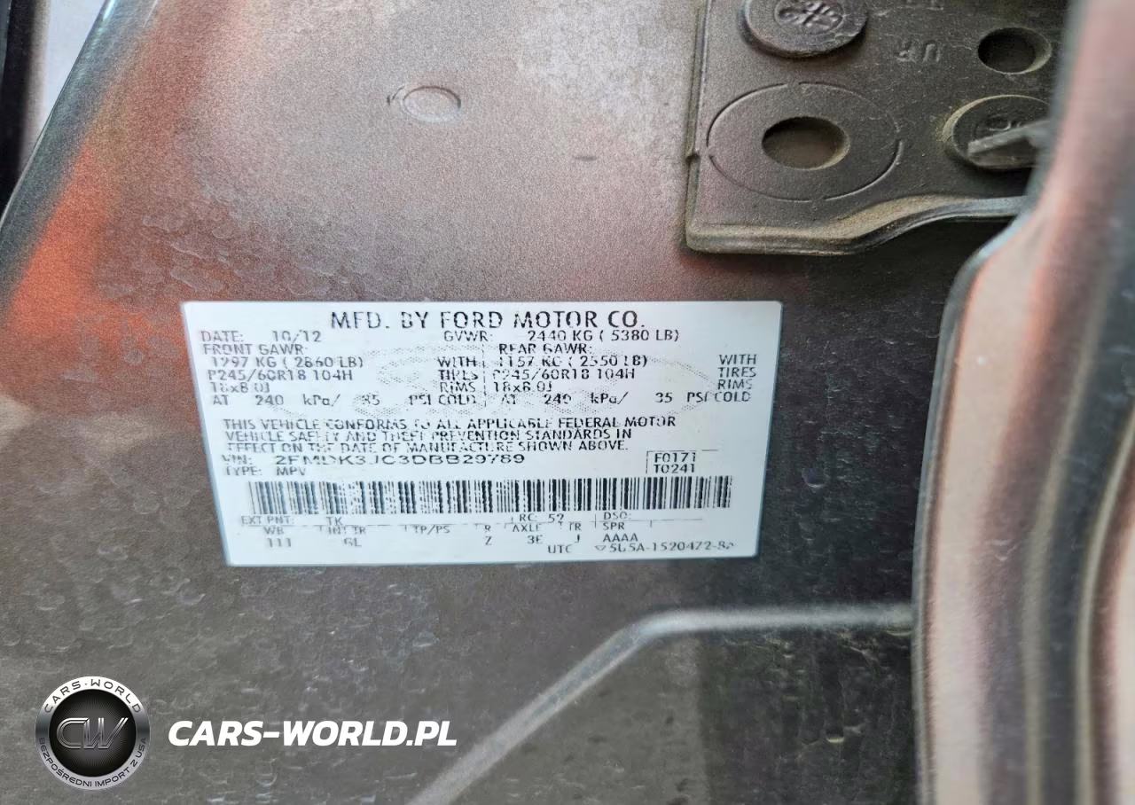 2013 Ford Edge Sel VIN:2FMDK3JC3DBB29789 - 13