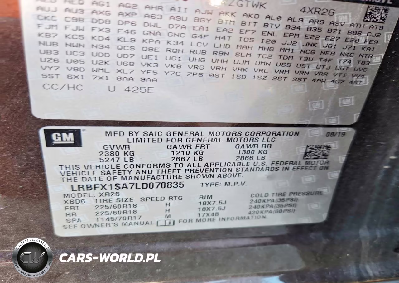 2020 Buick Envision Preferred VIN:LRBFX1SA7LD070835 - 14