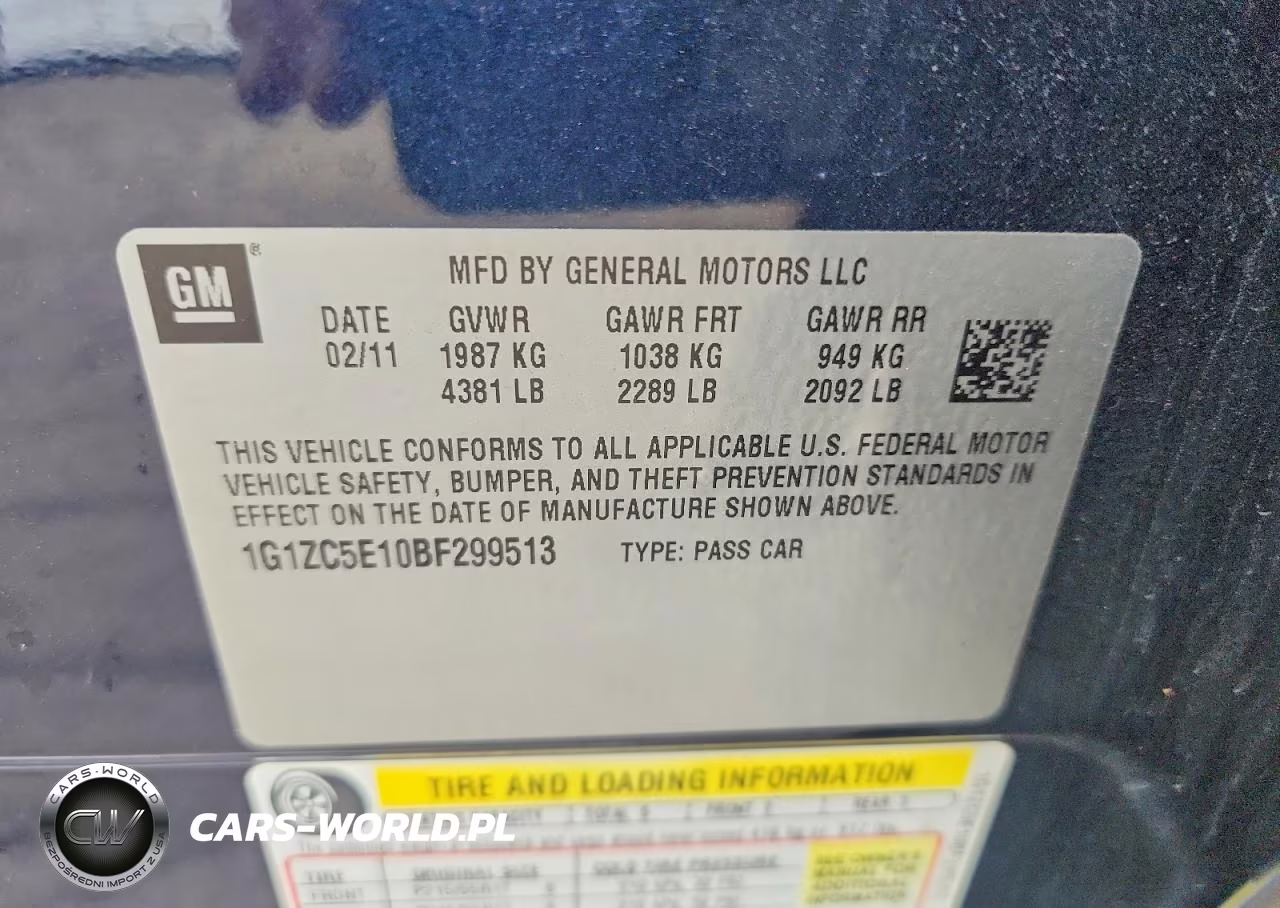 2011 Chevrolet Malibu 1Lt VIN:1G1ZC5E10BF299513 - 12