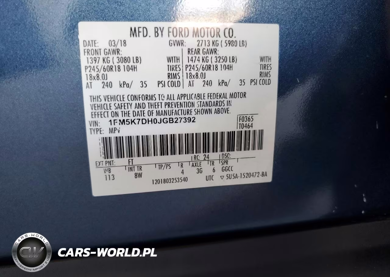 FORD EXPLORER X VIN:1FM5K7DH0JGB27392 - 13