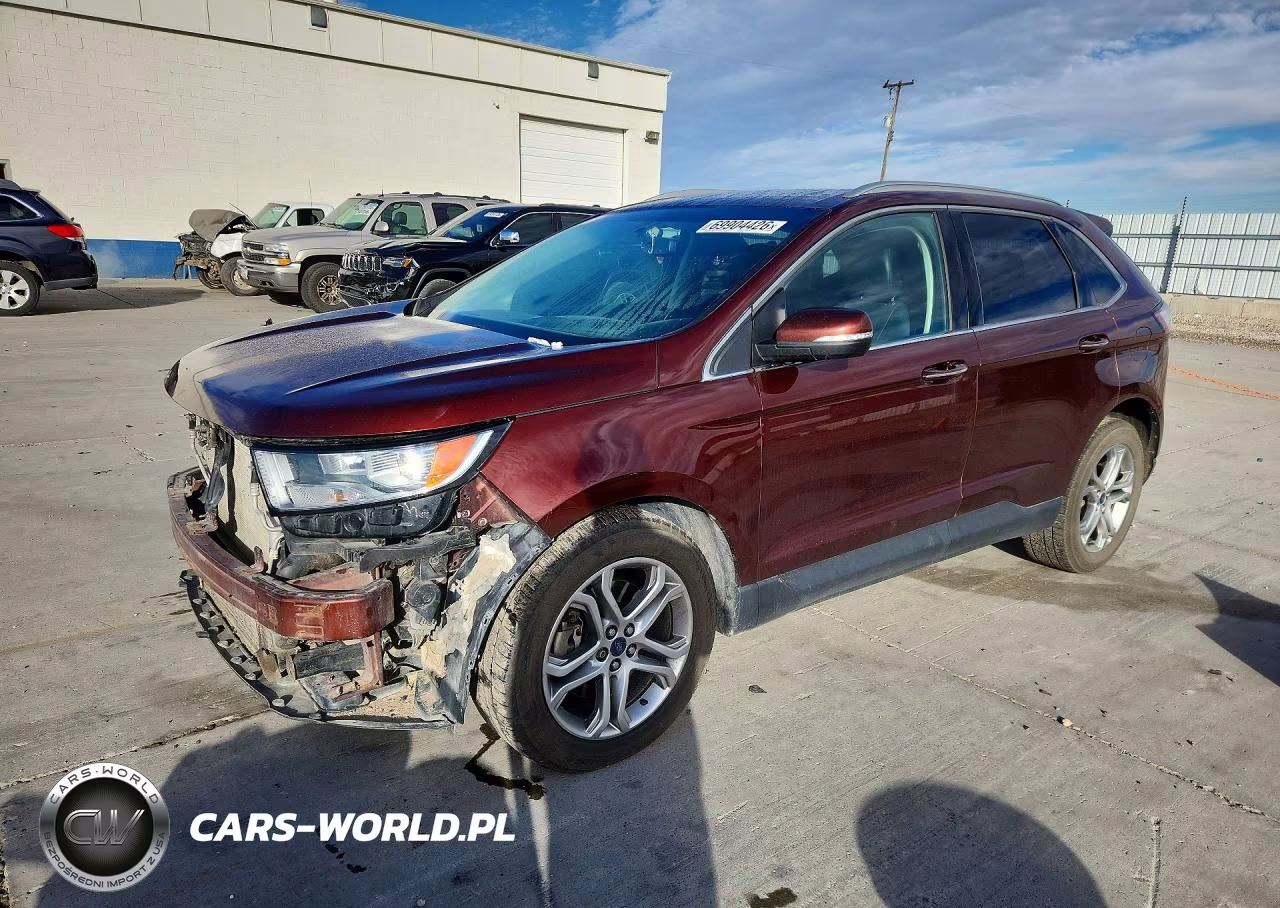 2015 Ford Edge Titanium VIN:2FMTK4K99FBB22630 - 1
