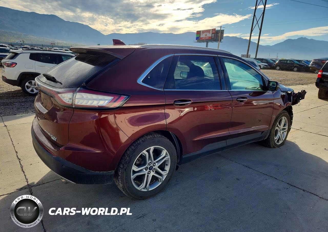 2015 Ford Edge Titanium VIN:2FMTK4K99FBB22630 - 3
