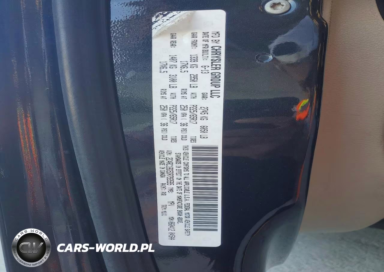 2013 Chrysler Town & Country Touring VIN:2C4RC1BG5DR793595 - 13