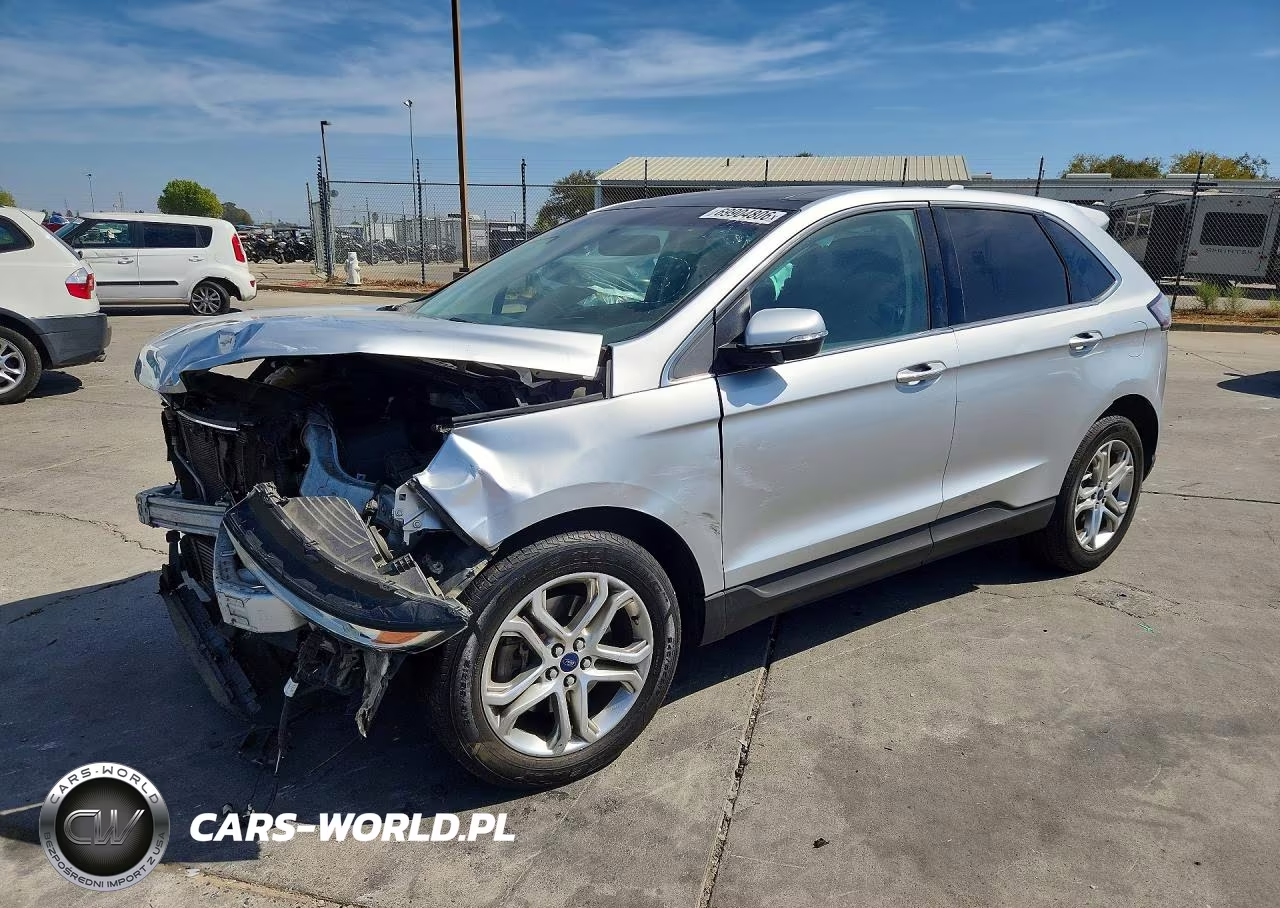 2017 Ford Edge Titanium VIN:2FMPK4K91HBB53049 - 1