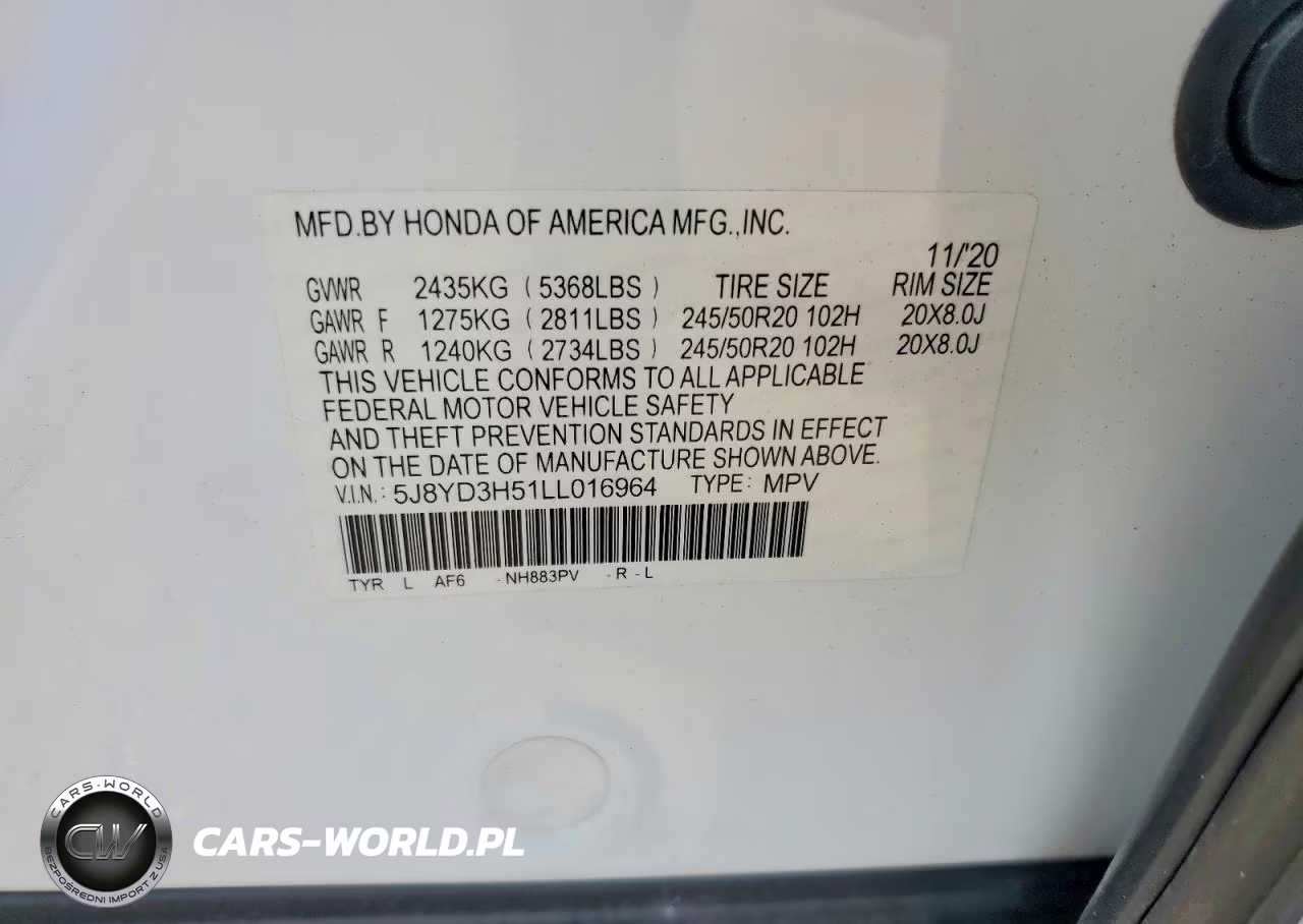 2020 Acura Mdx Technology VIN:5J8YD3H51LL016964 - 13