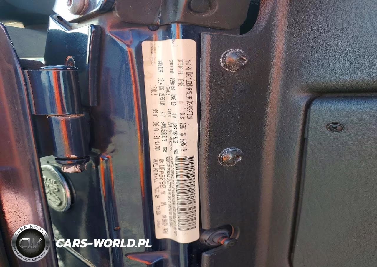 2006 Jeep Wrangler - Tj Unlimited VIN:1J4FA44S86P788935 - 12