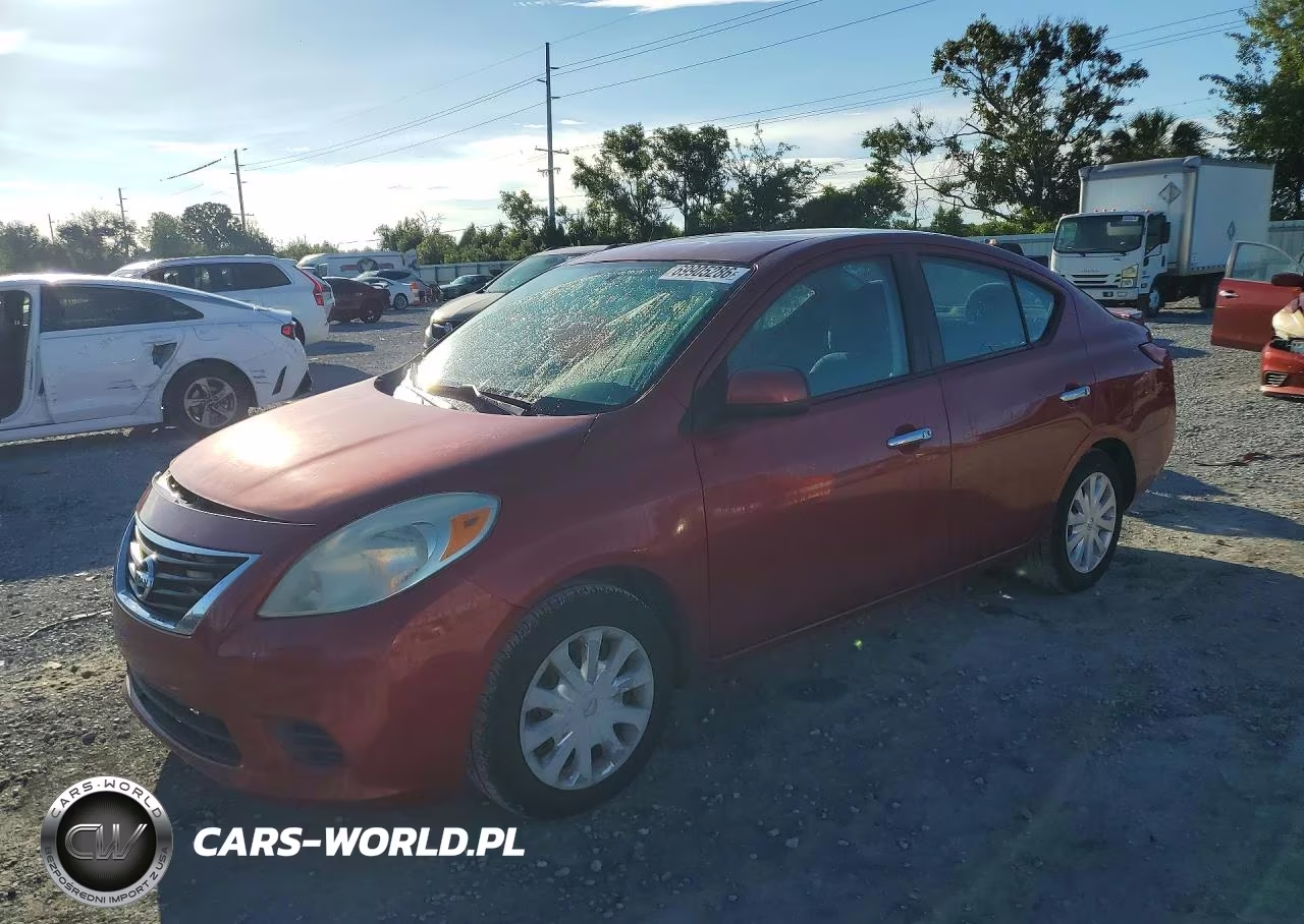 2014 Nissan Versa 1.6 S VIN:3N1CN7AP9EL825440 - 1